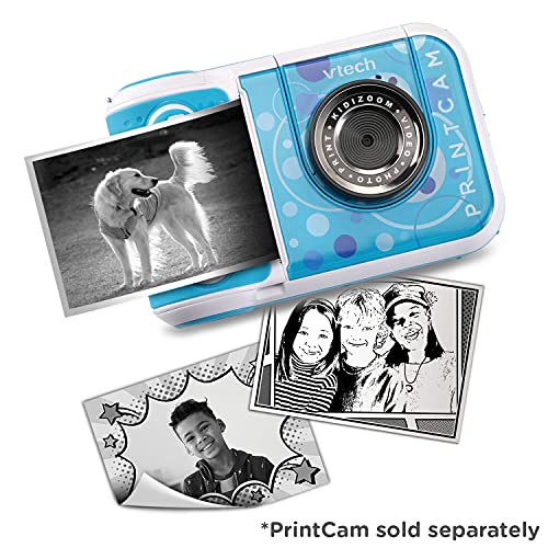 VTech KidiZoom Print Cam Recharge Papier Thermique et Autocollant Accessoire Appareil Photo Enfant à Impression Instantanée Pack de 5 Bobines Cadeau Enfant Dès Contenu en Français - vue 10