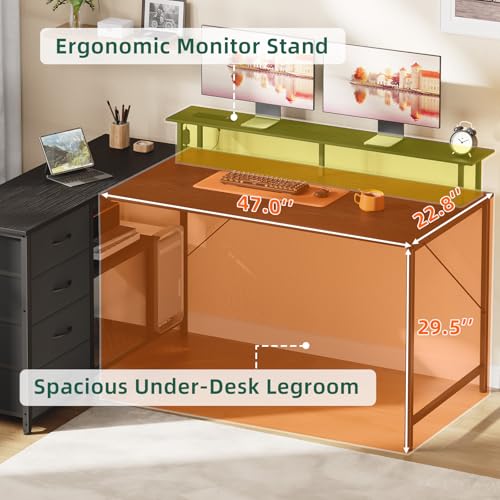 L shaped executive office desk