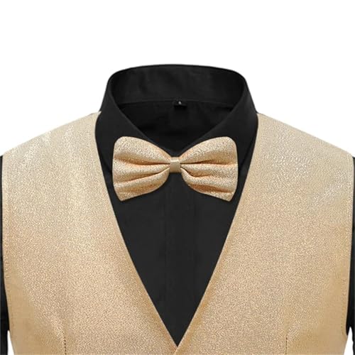 Men's Lightweight Business Dress Vest for Men Casual Suit Waistcoat for Wedding Prom Party3