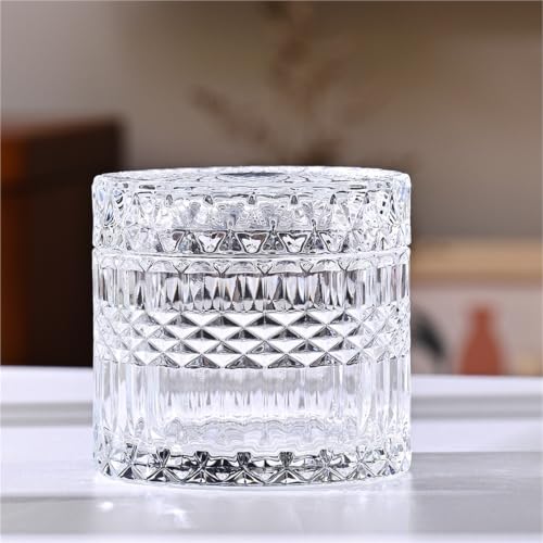 Tarro de vidrio transparente para joyería y adornos del hogar 3