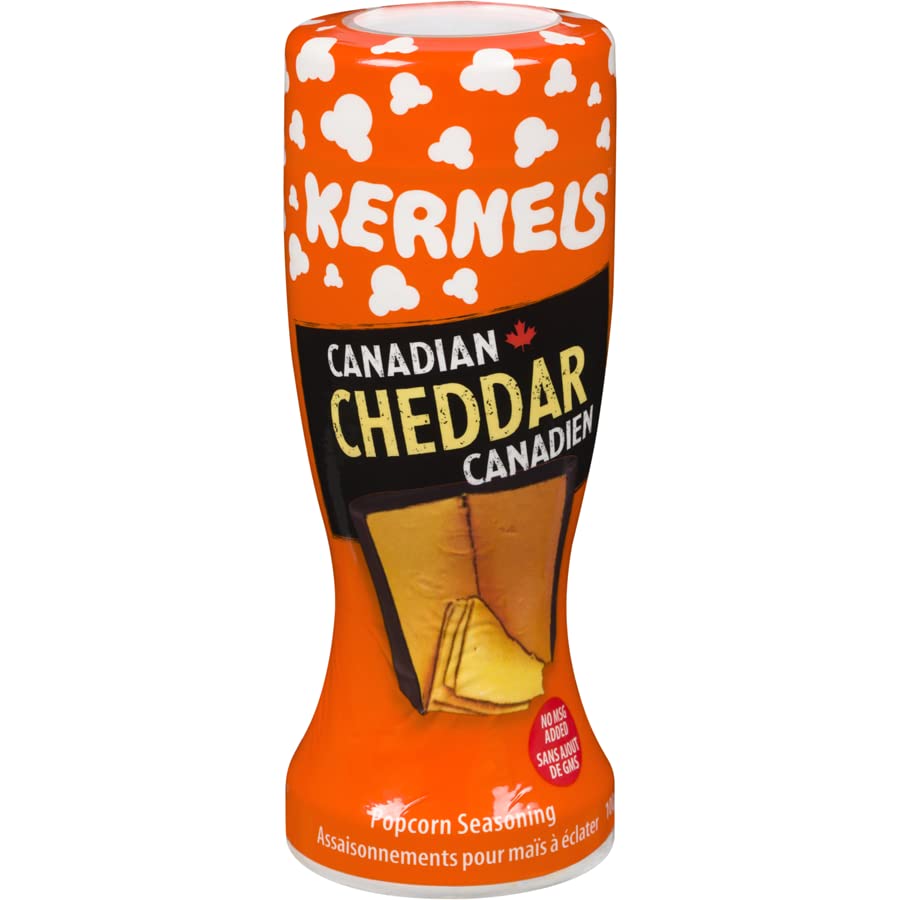 Miniatura 6 de Kernels - Paquete de condimentos para palomitas de maíz, (6 sabores), ketchup, todo aderezado, eneldo, cheddar canadiense, vinagre de sal, queso