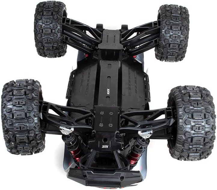 KYX Racing Stainless Steel Black Protector Chassis Guard Plate Axle Guard Upgrades Parts Accessories for 1/10 RC Crawler Car Traxxas 1/10 Maxx V2 WideMaxx