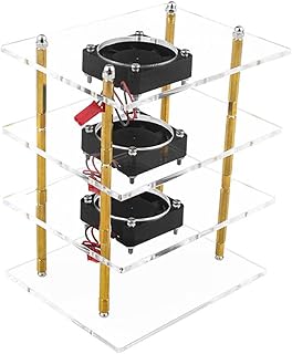 Gissroys Transparent Shell Cover For OrangePi 5 Case Acrylic Enclouse Clear Box Multiple Layer (Optional) Acrylic Case Box For OrangePi 5 Transparent Protective Shell Enclosure 3 Layers Optional
