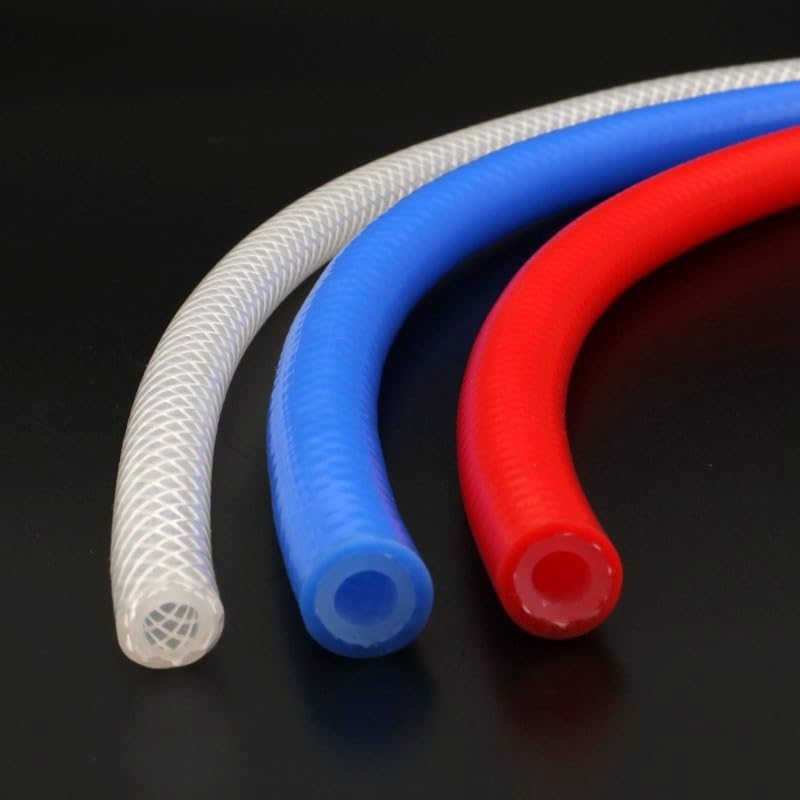 drain hose Rubber Hose Food Grade Silicone Tube Hose High Pressure Flexible Silica Gel Pipe Drinking Water 1 Meter 6 to 35mm water pump (Color : Red 25x34mm, Size : 1 Meter)