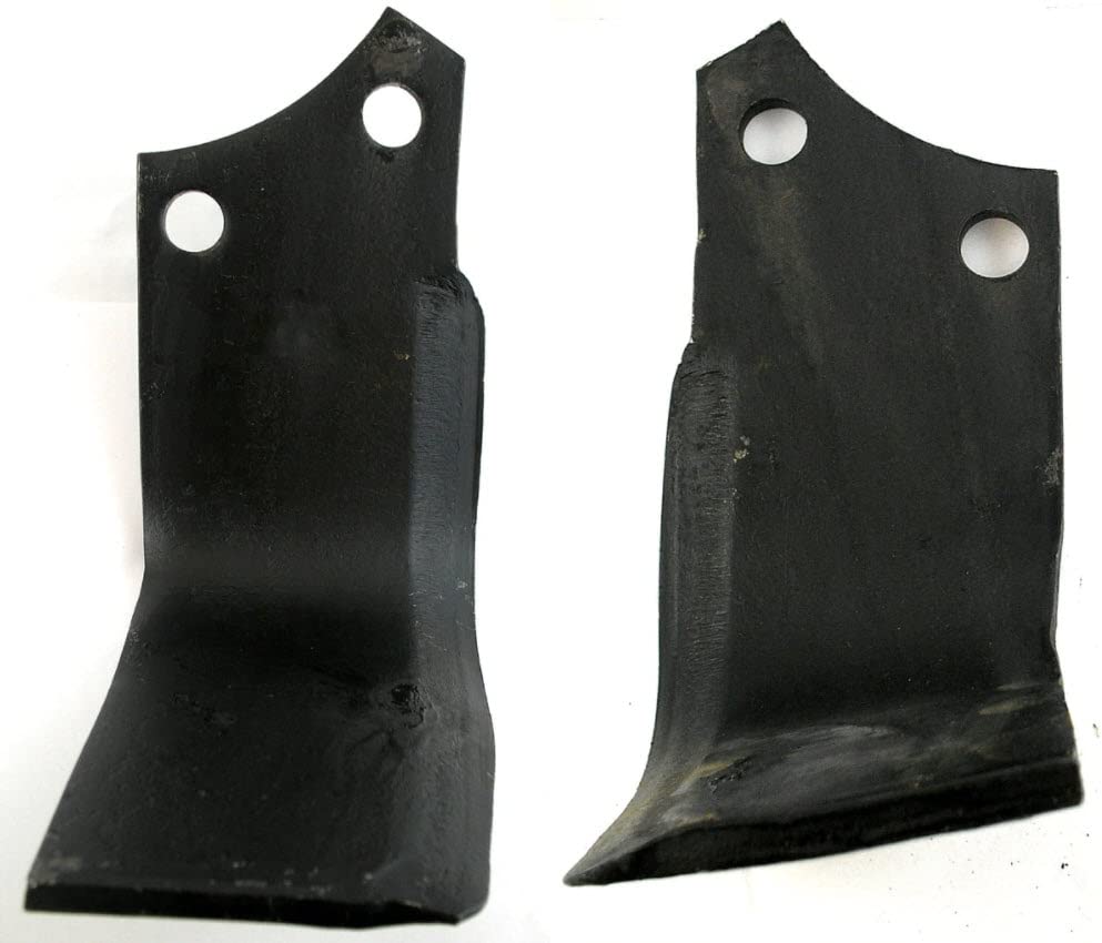 Tiller Tines Compatible with Sicma ST-SD-HS Series Roto-Cultivator Tines Three Each Left Hand and Right Hand