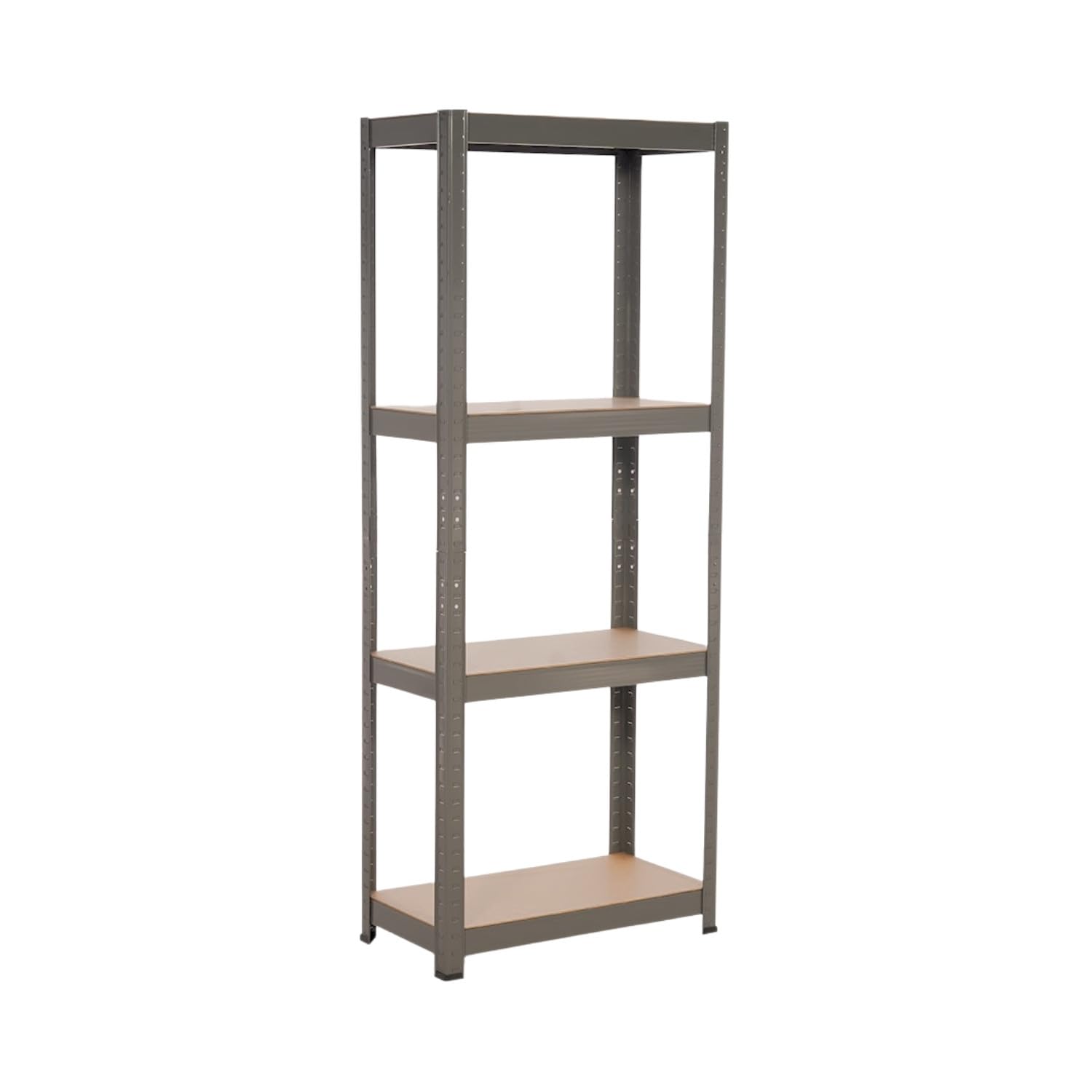 THINIA HOME Estantería Metálica Modular con 4 Baldas Ajustables Estantería Uso Doméstico | Estantería Multiusos | Dimensiones 148x60x30cm | Aguanta hasta 240Kg