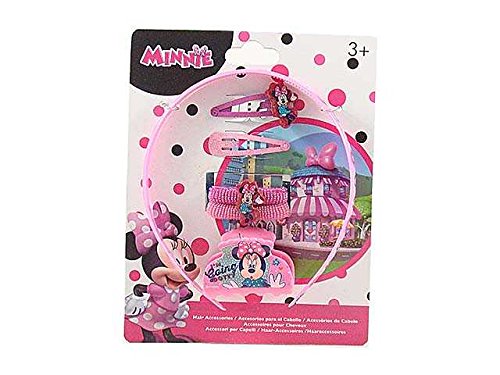 Minnie Mouse- Accesorios De Pelo, Multicolor (Kids Euroswan KD-WDMN0280)