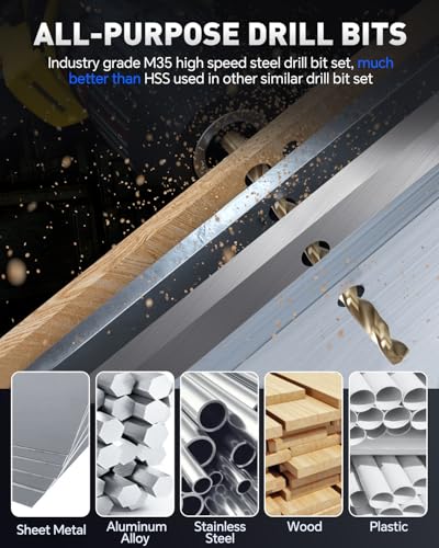 COMOWARE M35 Cobalt Drill Bit Set
