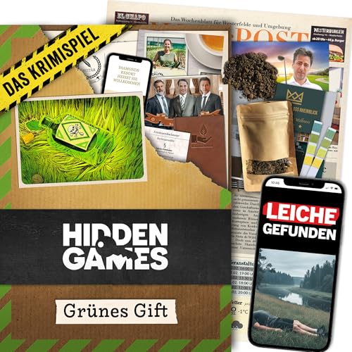 Hidden Games Tatort - Grünes Gift, Cold Case Fallakte, Detektivspiel für...