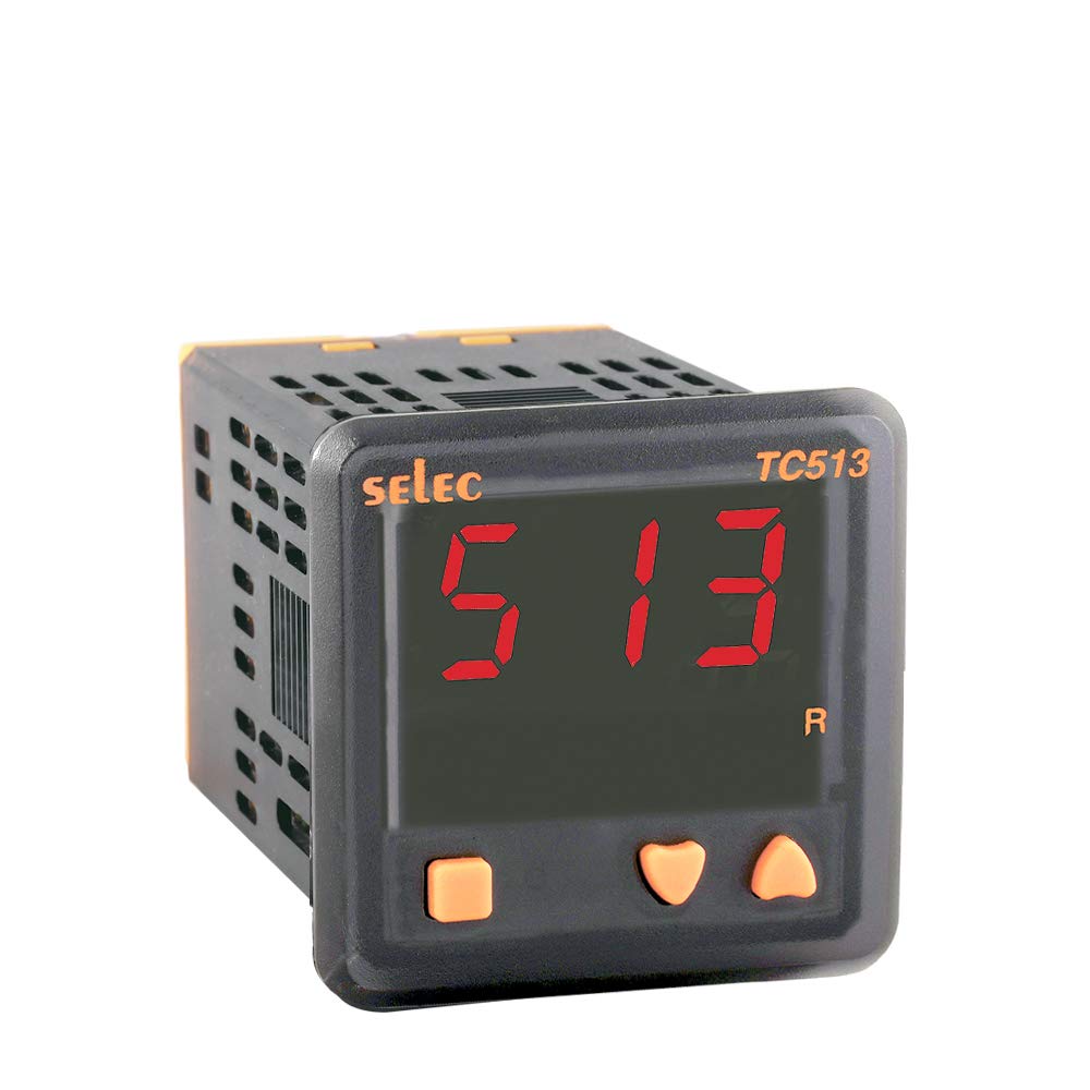 SELEC 3 digit 7 segment LED Single display Single set point temperature controller size 48 x