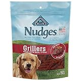Blue Buffalo Nudges Grillers Natural Dog Treats, Steak, 10oz Bag