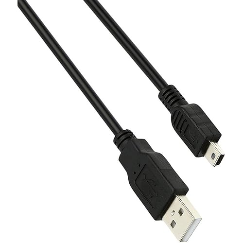 USB Power and Data Cable for Texas Instruments Calculators, TI-84 Plus CE, TI-84 Plus C Silver Edition, TI 89 Titanium, TI Nspire CX/TI Nspire CX CAS Graphing Calculators