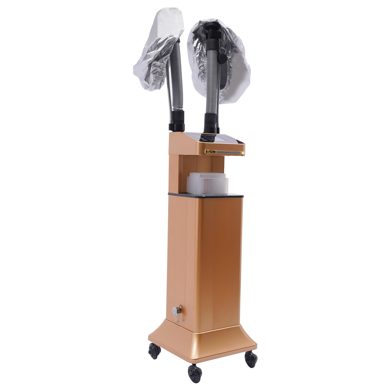 220 V, 50 Hz, 650 W, multifunzione capello, nano-vapore, macchina ad ultrasuoni – oro, per permanenti a bassa temperatura, tintura con vapore e cura dei capelli