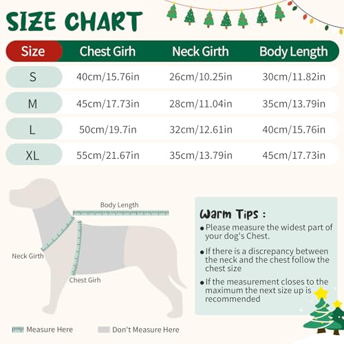 Kiiwah Pet Dog Christmas Jumpers, Soft Warm Outfit Dog Sweater New Year Christmas Sweater Pet Clothes for Small Medium Dogs and Cats - Image 2
