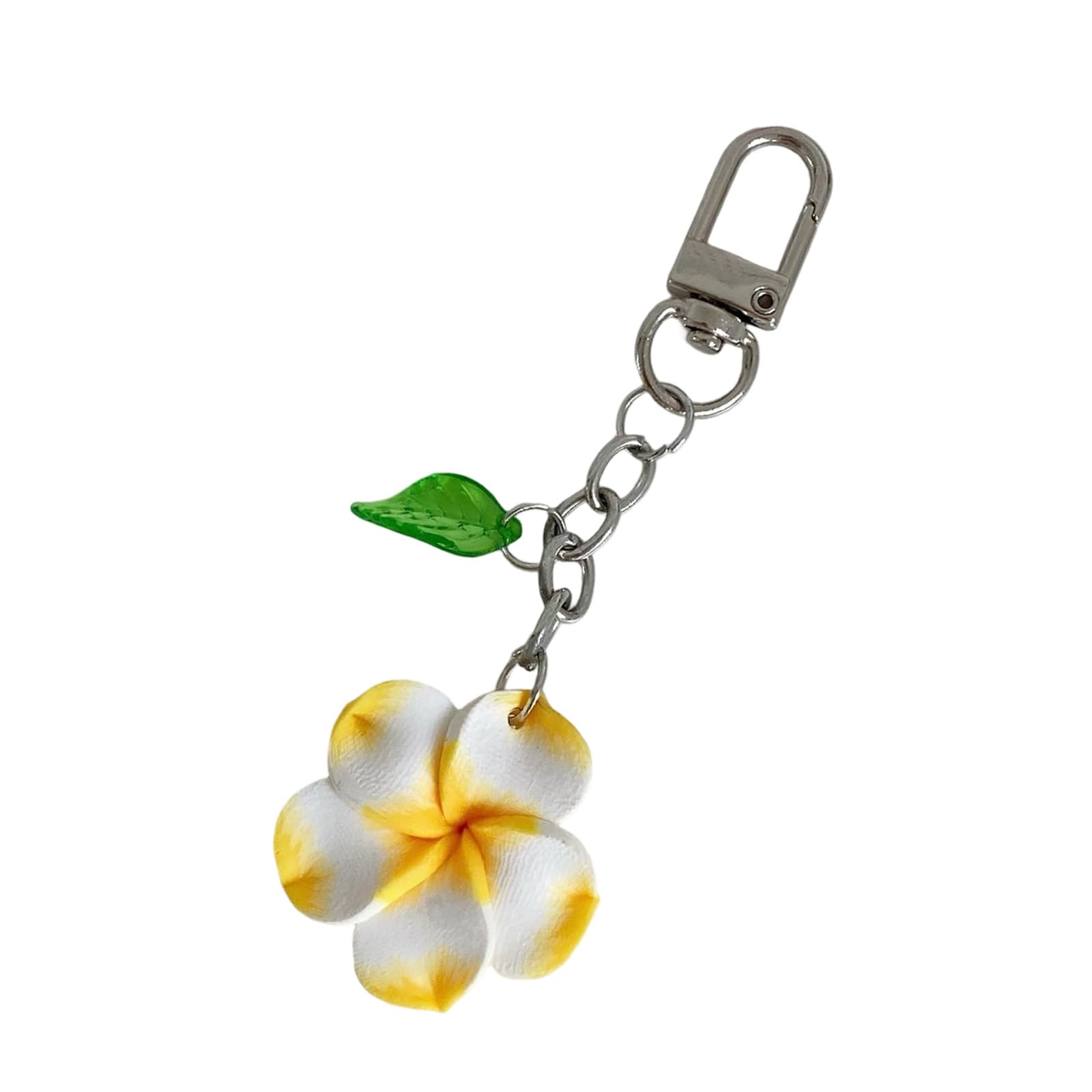 Jazuaiao Playful Cartoon Eggs Flower Keychain Summers Styles Acrylic Sturdy Decorative Accessory for Keys Backpacks Bags Lightweight Keychain Bag Charm