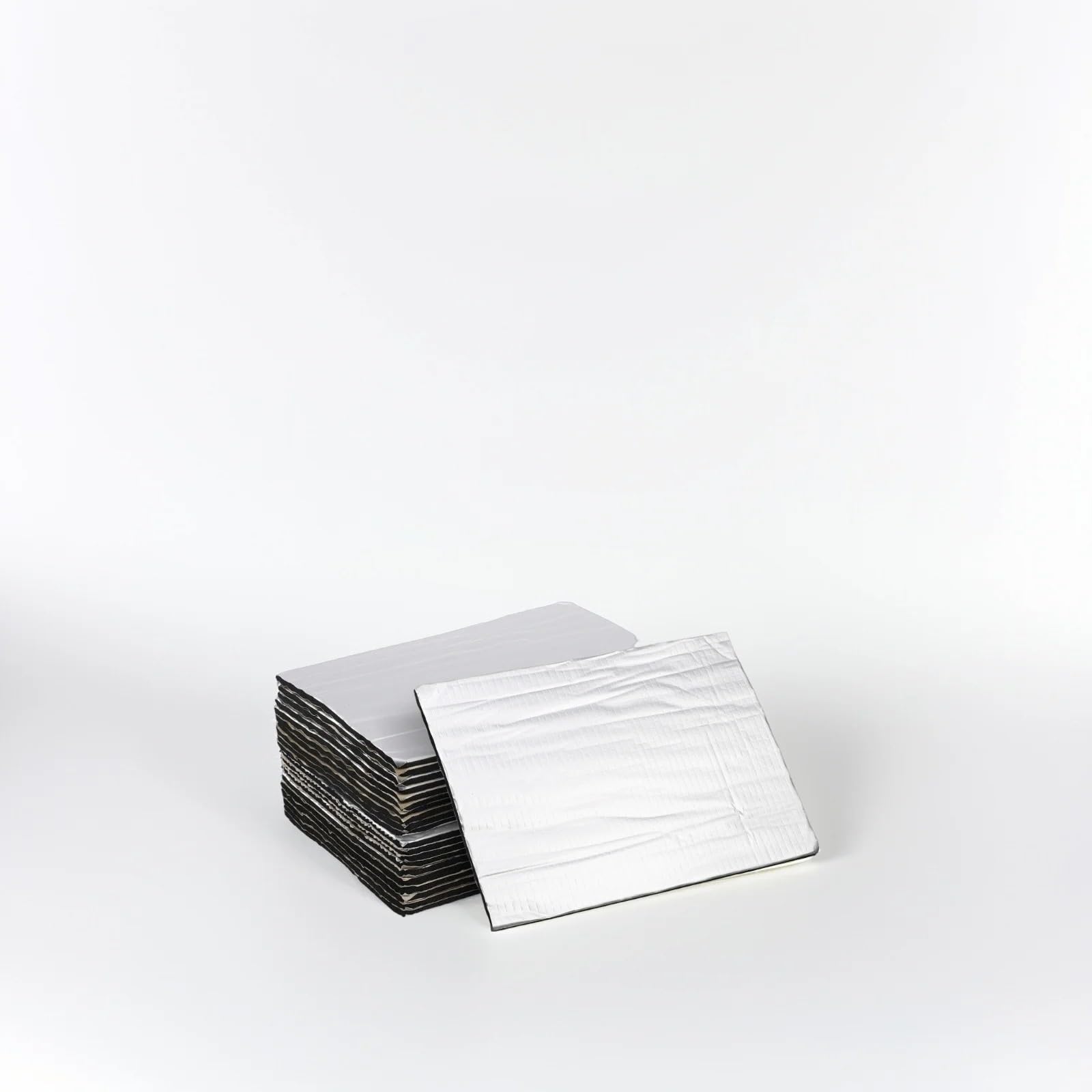 20 Piezas Material Aislante Acústico Térmico Para Coches Ideal Para Absorción Ruido En Interiores Automóviles Puertas Suelo Techo Cortafuegos Aislante Termico Alfombrillas