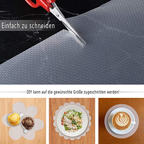 Alfombrillas para cajones cocina ideales para proteger los estantes del frigorífico y la mesa 4