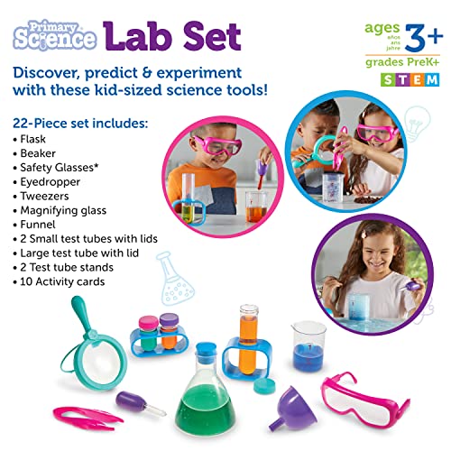Learning Resources Primary Science Lab Set Pink - Experimentation and ...