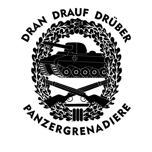 Sticker mural grenadier armée allemande 52x45 cm pour décoration intérieure