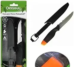 Original Line Faca de Pesca 25cm - 5'' com Lâmina Aço Inox e Cabo Anatômico