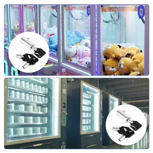 Vending Machine Lock Box Tubular Lock Set Vending Machine Lock Keys Cylinder Locks for Storage ...