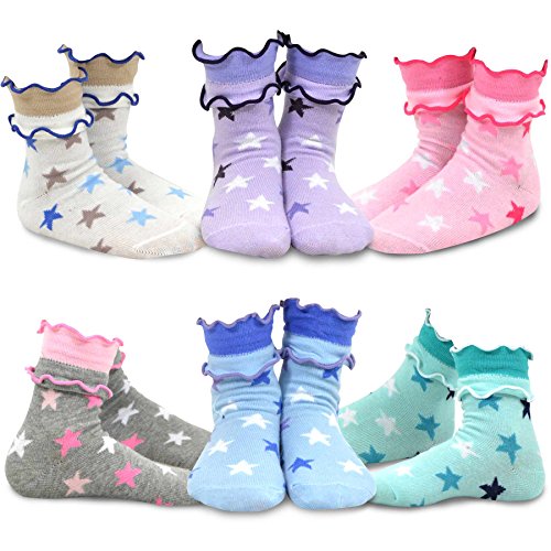 Little Boys Girls Toddlers Casual Novelty Cotton Crew Socks in sets of 9 pairs or 12 pairs, elegantly presented in a Gift Box4