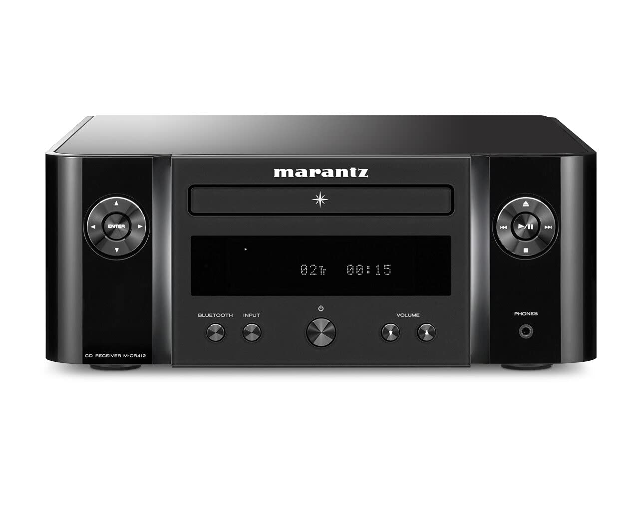 Marantz Melody (M-CR412) HiFi Anlage, CD-Player, DAB+ Radio, Bluetooth, 2 Optische TV-Eingänge, USB-Eingang