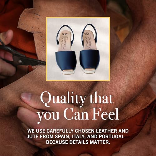 Image of Espadrilles Wedges for Women, Dressy Soft Leather Peep Toe Womens Espadrille Sandals, Comfortable Casual Summer Slip On