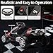24V Electric Go Kart for Kids, Battery Powered Drift Kart with Adjustable Seat, 7.5 MPH Max Speed, 400W Powerful Motors, Forward/Reverse Function for 6-10 Years Old, White