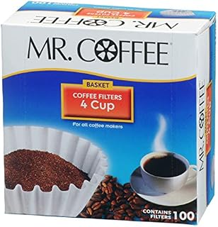 Rockline Industries Inc JR100 "4 Cup" 100-Count Coffee Filter For Mr. Coffee JR-4