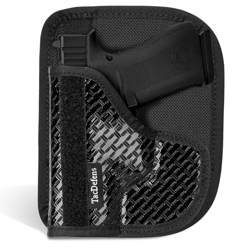 TacDefens Pocket Holster Fits G43X/43, Ambidextrous Compatible with G43 Holster, Concealed Carry,