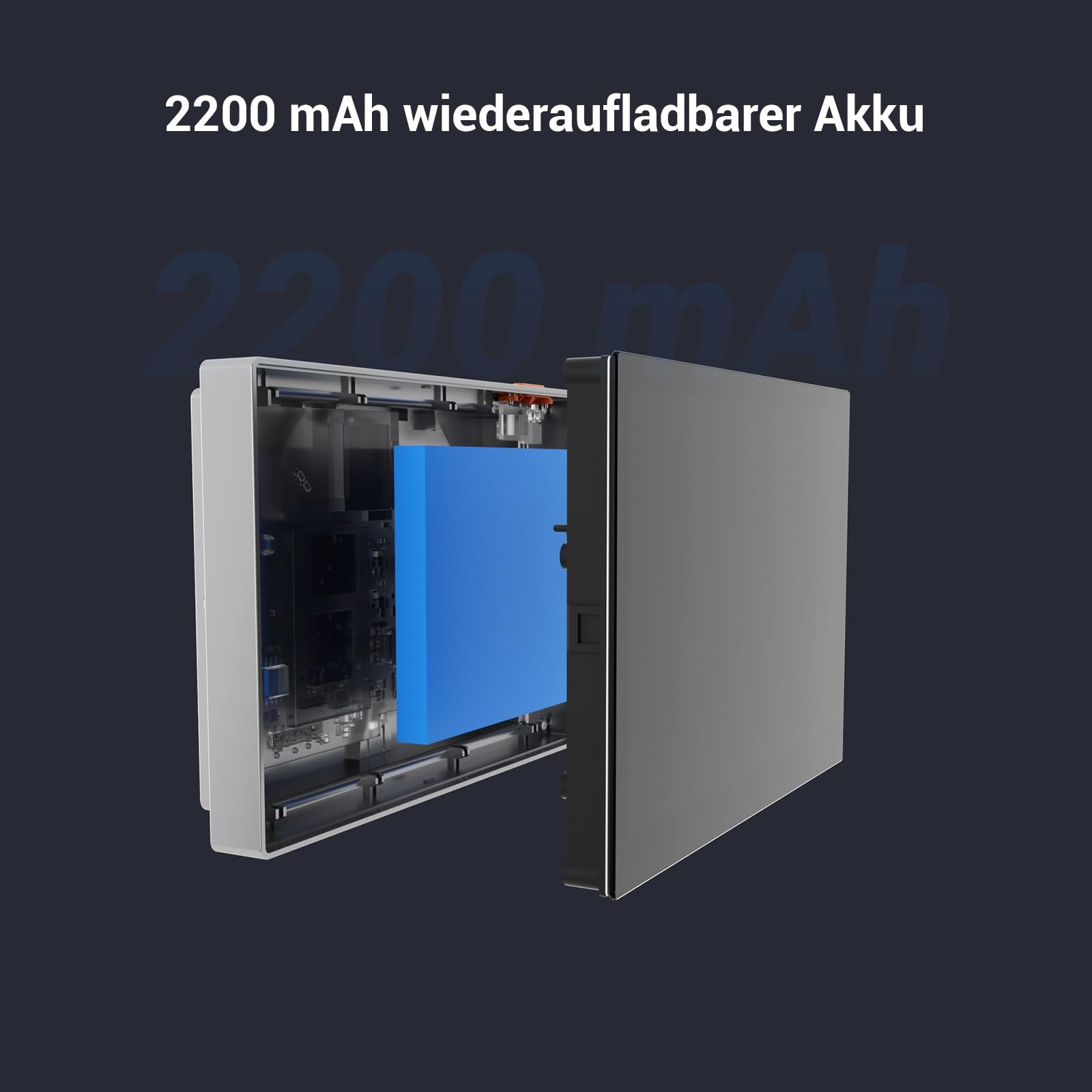 EZVIZ WLAN Türspion mit 4,3-Zoll-Farbbildschirm, 2MP Kabellose Video Türklingel Kamera mit 146°, 2200mAh Akku, 2,4GHz WiFi, Kein Bewegungsmelder, Keine Nachtsicht, Keine Videoaufzeichnung, CP2(Silber)