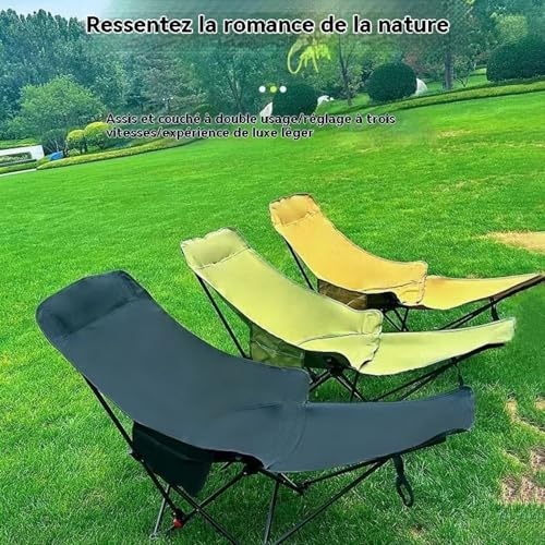 Chaise de plage portable légère et pliante pour le camping et le jardin - 4
