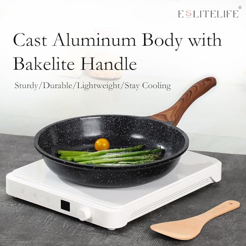 image for ESLITE LIFE Nonstick Ceramic Frying Pan Skillet, Non-Toxic Egg Omelett