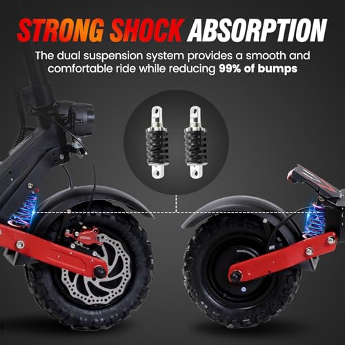 Electric Scooter Fast with Seat for Adults, 52 mph and 50 Miles Range - Image 5