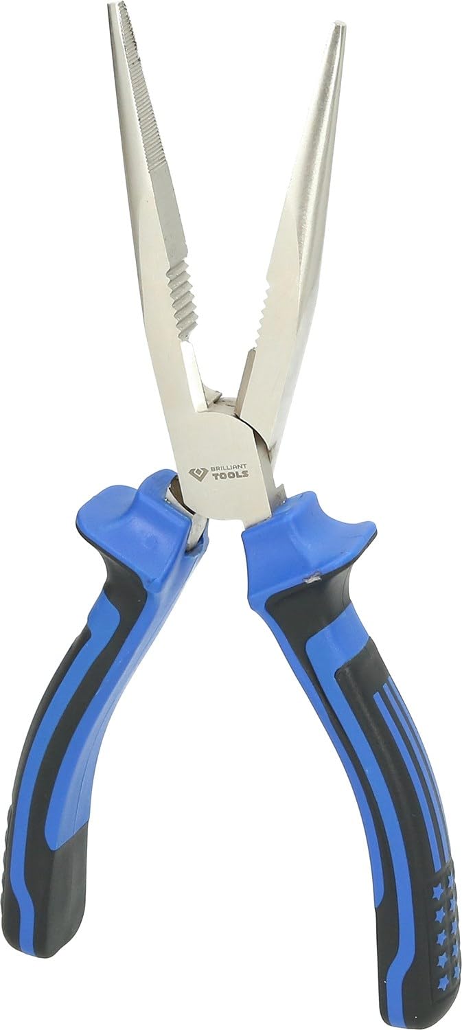 BRILLIANT TOOLS BT062900 Long Nose Pliers [Powered by KS Tools]