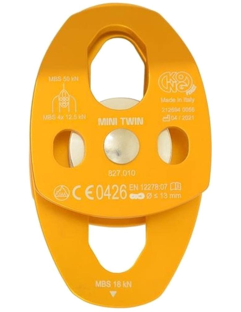 Kong Rolka zwrotna Mini Twin, pomarańczowa, 10 cm