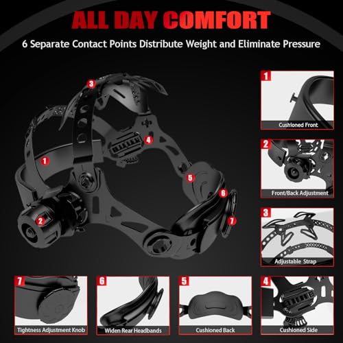 Image of VILSIN Auto Darkening Welding Helmet, 180 Panoramic True Color 999D