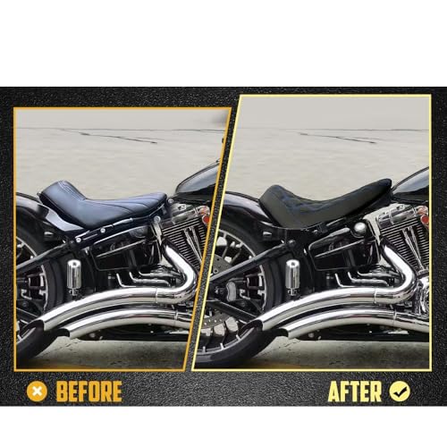 Selle solo moto pour Softail Breakout FXBR 2008-2017 coussin bas