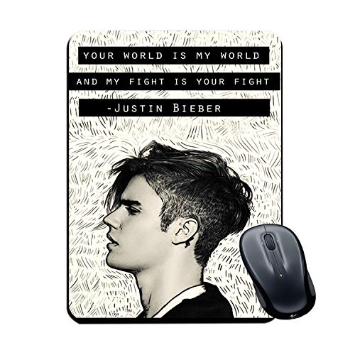 Plan To Gift Gaming Mouse Pad Your World Is My World and My Fight Is Your Fight Printed Multicolour Size 7x8.8 inches