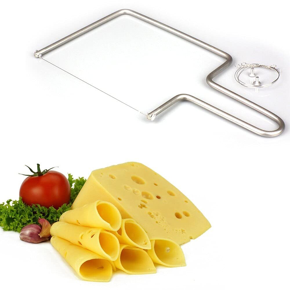 Käseschneider Käsehobel Edelstahl Käseschneider für Soft, Semi-Hard, Hartkäse Küche Kochen Werkzeug Perfekt für Küche Kochen Käsehobel