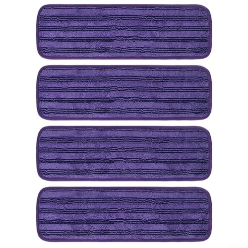 Honseadek Almohadillas de microfibra reutilizables para PowerMop, almohadillas de limpieza de suelos lavables, recambio reutilizable de 15 pulgadas compatible con modelos de 13 a 15 pulgadas, paquete