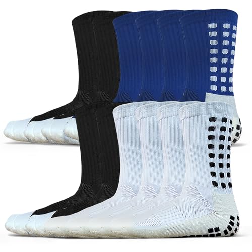 Soccer Grip Socks | Non-Slip Athletic Sock for Football, Basketball, Running | Men & Women