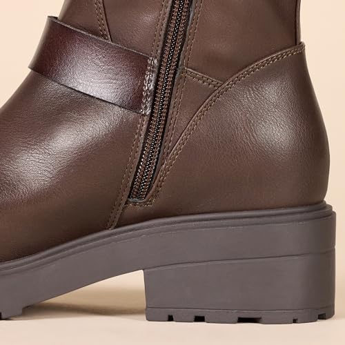 Amazon Essentials Women's Biker Boots - Now $39.70 - Image 5