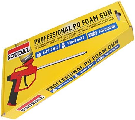 Gap Filler Expanding Foam Soudal Kit 6 x 750ml Cans 1 x Gun 1 x Cleaner