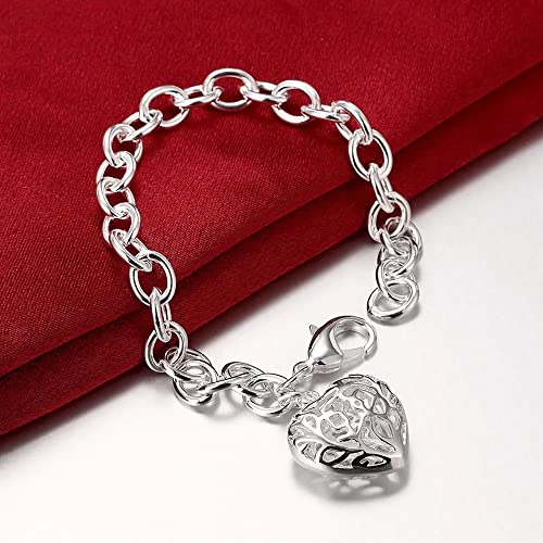 Bracelet à cœur creux pour femme : le cadeau de mariage idéal