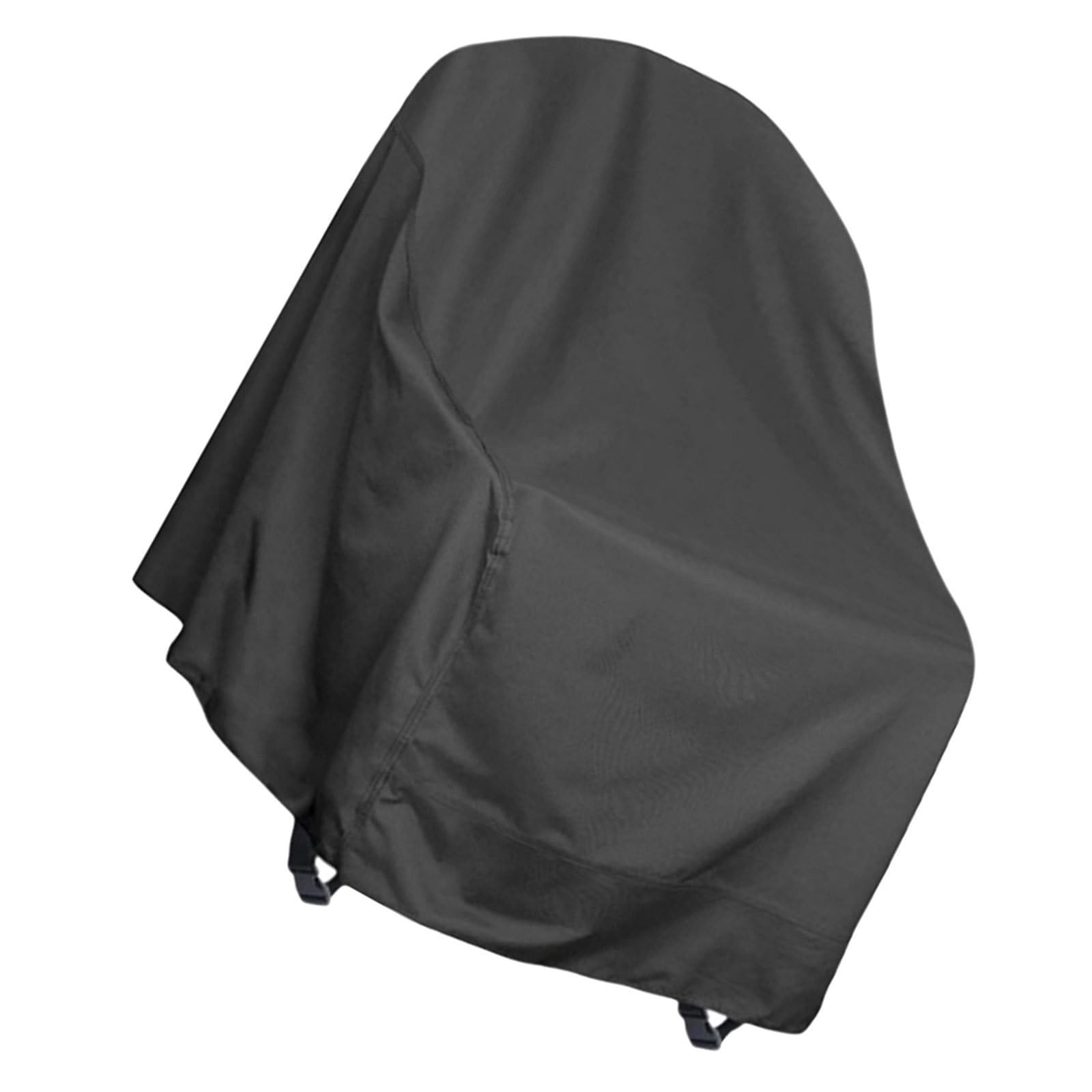 Funda KICHOUSE de Poliéster Negro para Protección de Silla de Jardín y Mecedora