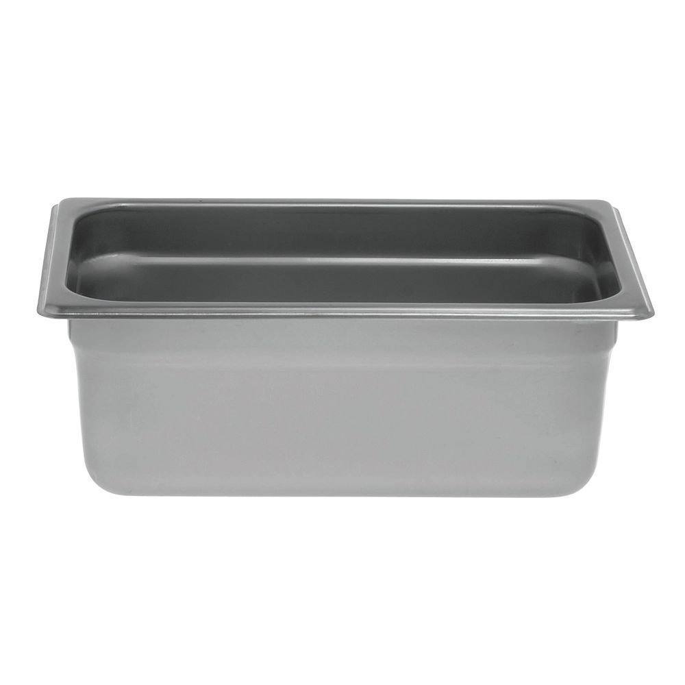HUBERT 1/4 Size Steam Table Pan 24 Gauge Stainless Steel - 4"D