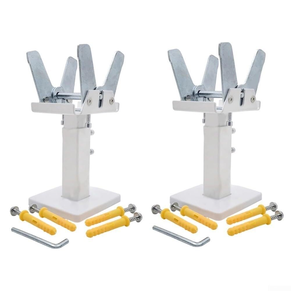 EPASHA Soportes for radiador, pies de radiador de Aluminio, Soporte de pies de radiador de Aluminio Ajustable, Soporte de radiador de Acero con Patas abatibles, for calefacción Central y Electricidad