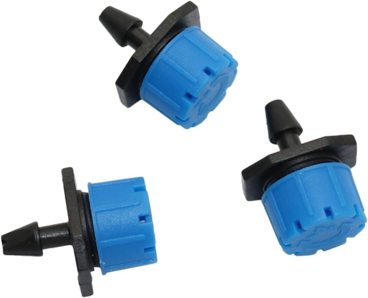 500 Pcs Agriculture Irrigation Dripper Adjustable Water Flow Garden Water Agriculture Tools Drippers for Irrigation(Blue)
